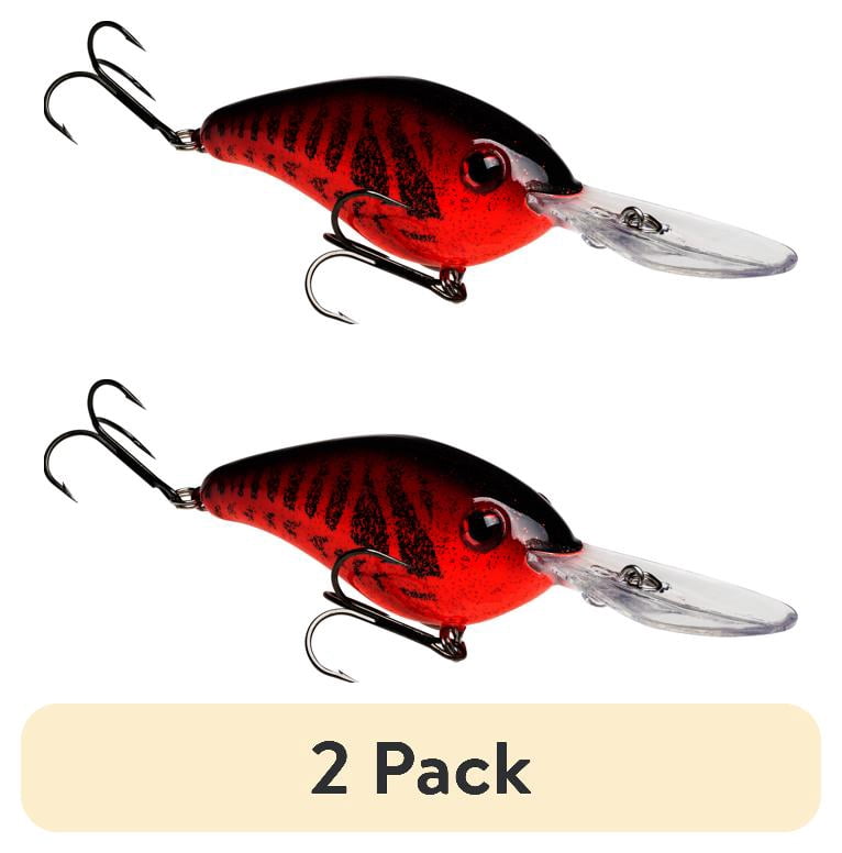 (2 pack) Strike King ProModel Crankbait S6XD Chili Craw Hard Bait Lure