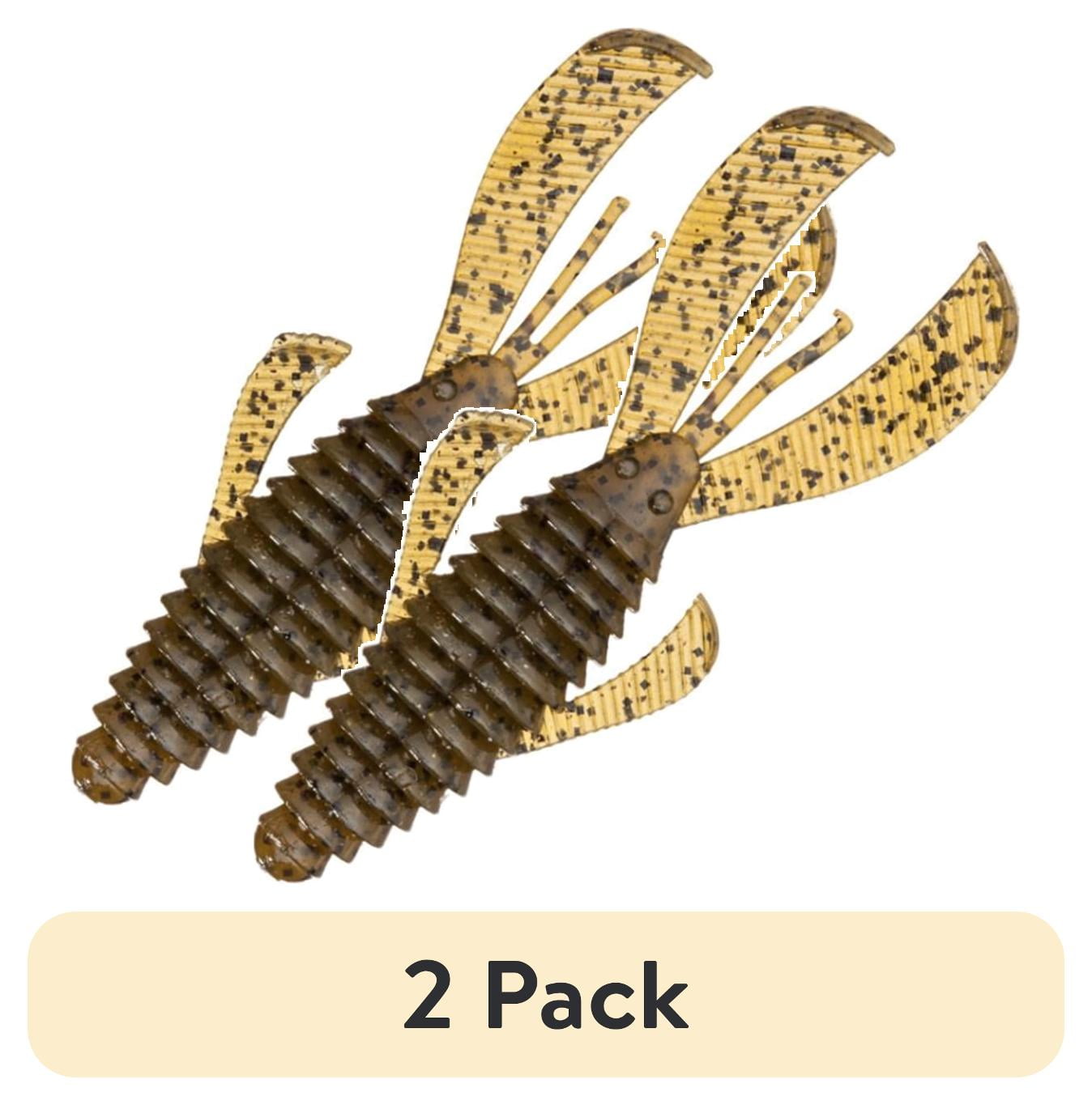 (2 pack) Strike King Rage Bug 4"Green Pumpkin Soft Bait Lure