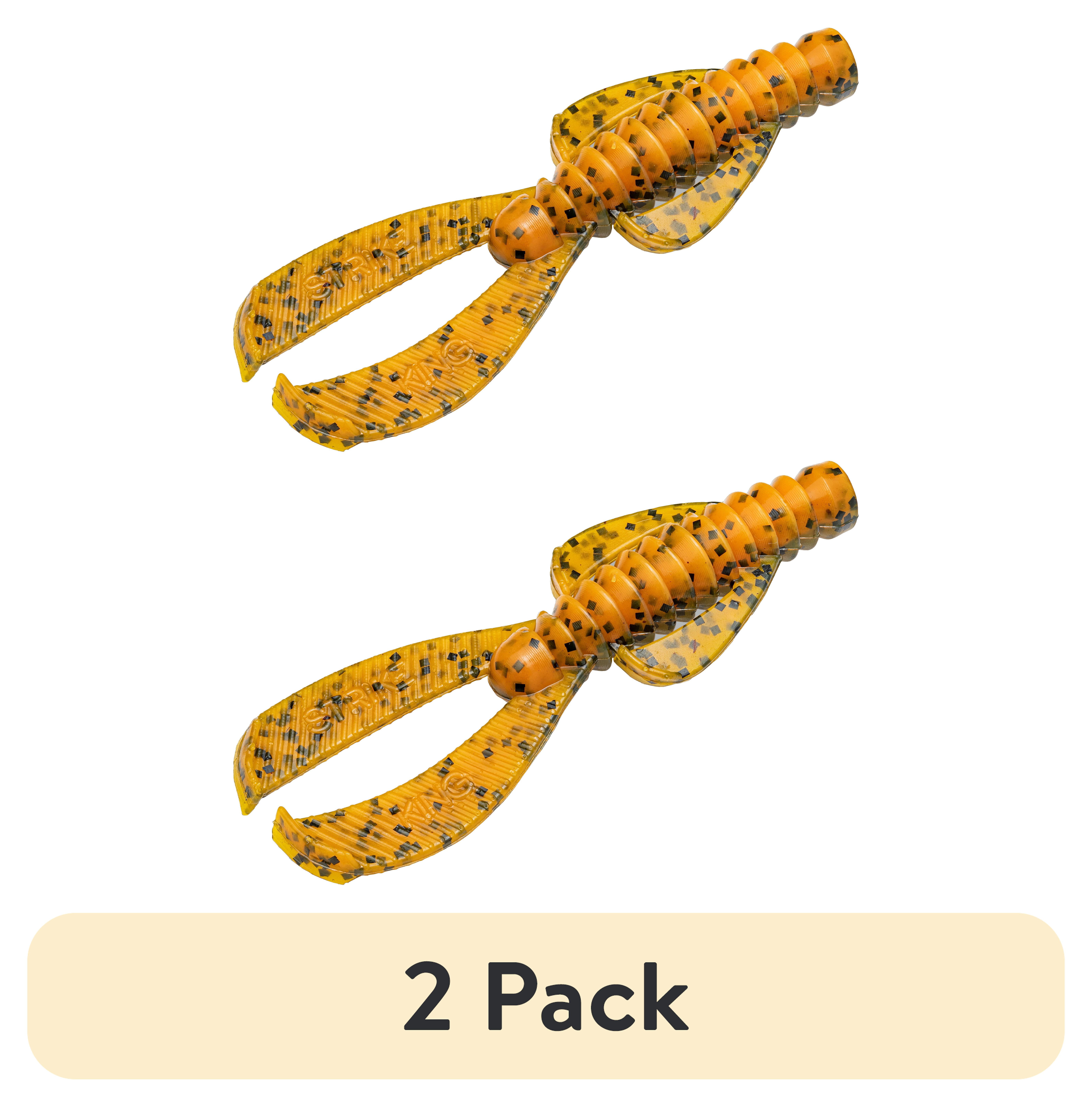 (2 pack) Strike King Rage Ned Bug Bama Craw Soft Bait Lure