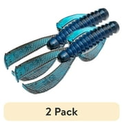 (2 pack) Strike King Rage Ned Bug Blue Swirl Soft Bait Lure