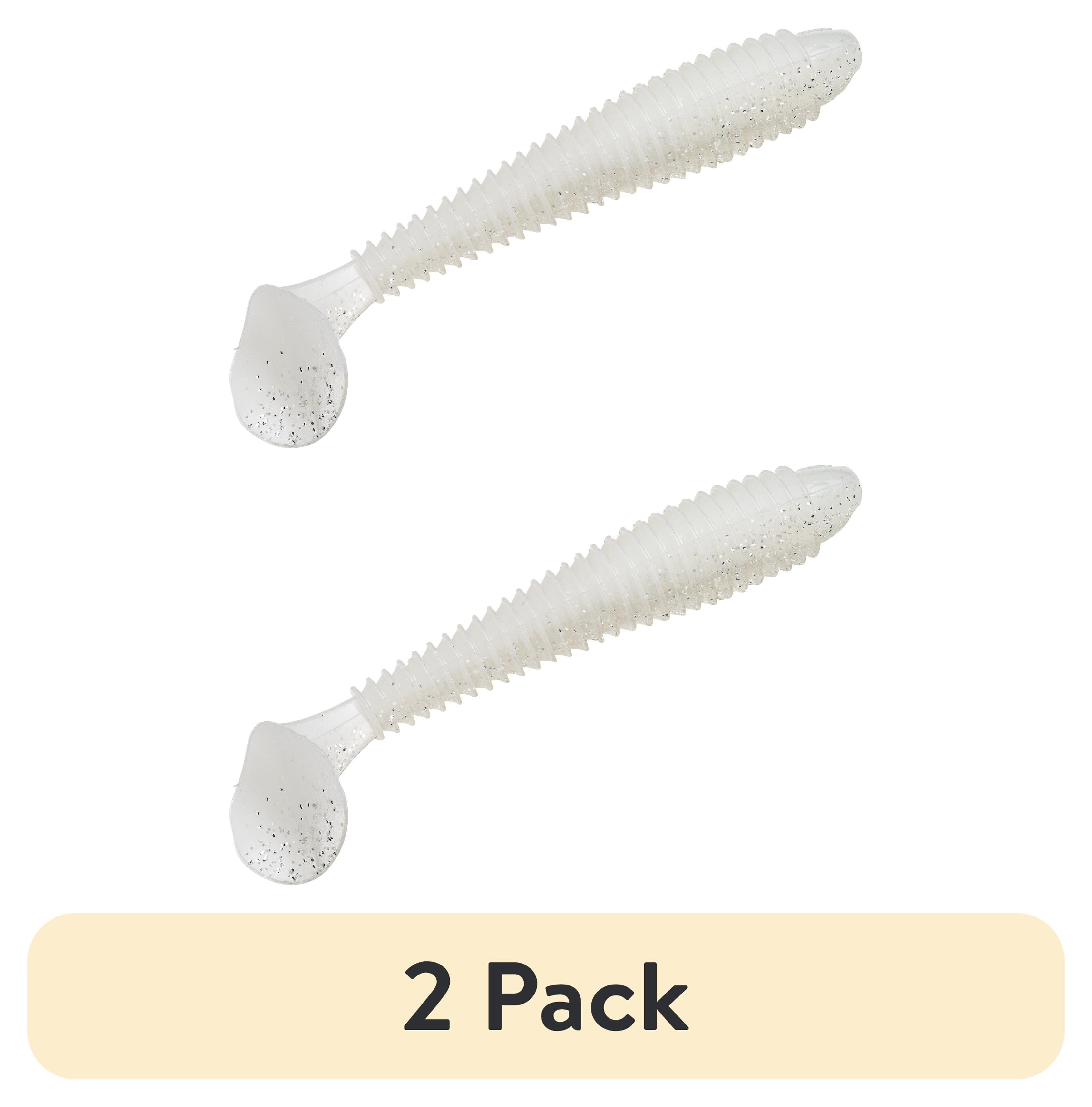 (2 pack) Strike King Rage Swimmer 3 3/4" Pearl Flash Soft Bait Lure