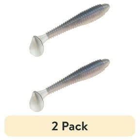 (2 pack) Strike King Rage Swimmer 3 3/4" Pro Blue Red Pearl Soft Bait Lure