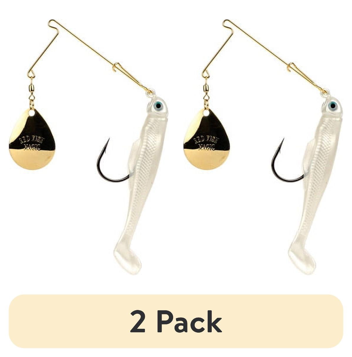 (2 pack) Strike King Redfish Magic 1/4 oz Spinnerbait Lure Pearl