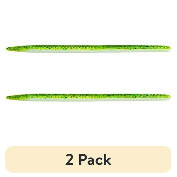 (2 pack) Strike King Shim-E-Stick Baby Bass Soft Stick Bait Lure