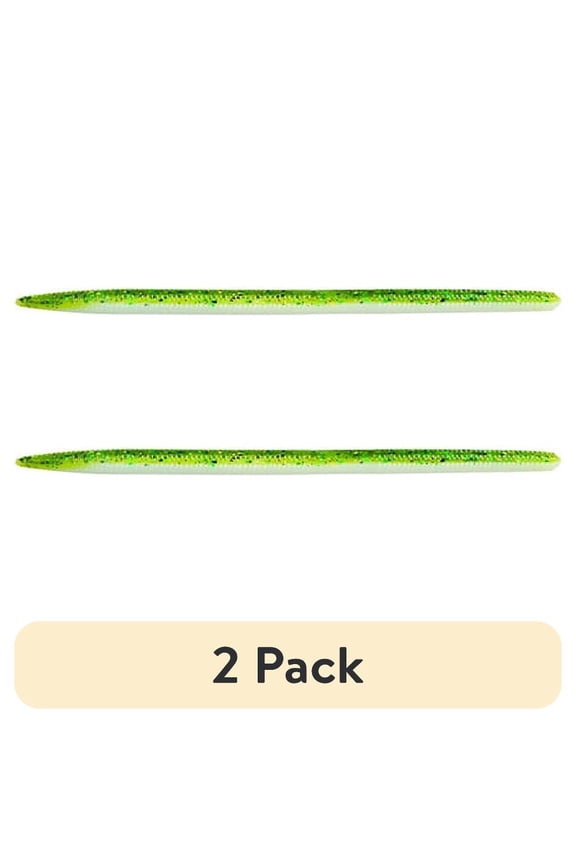 (2 pack) Strike King Shim-E-Stick Baby Bass Soft Stick Bait Lure