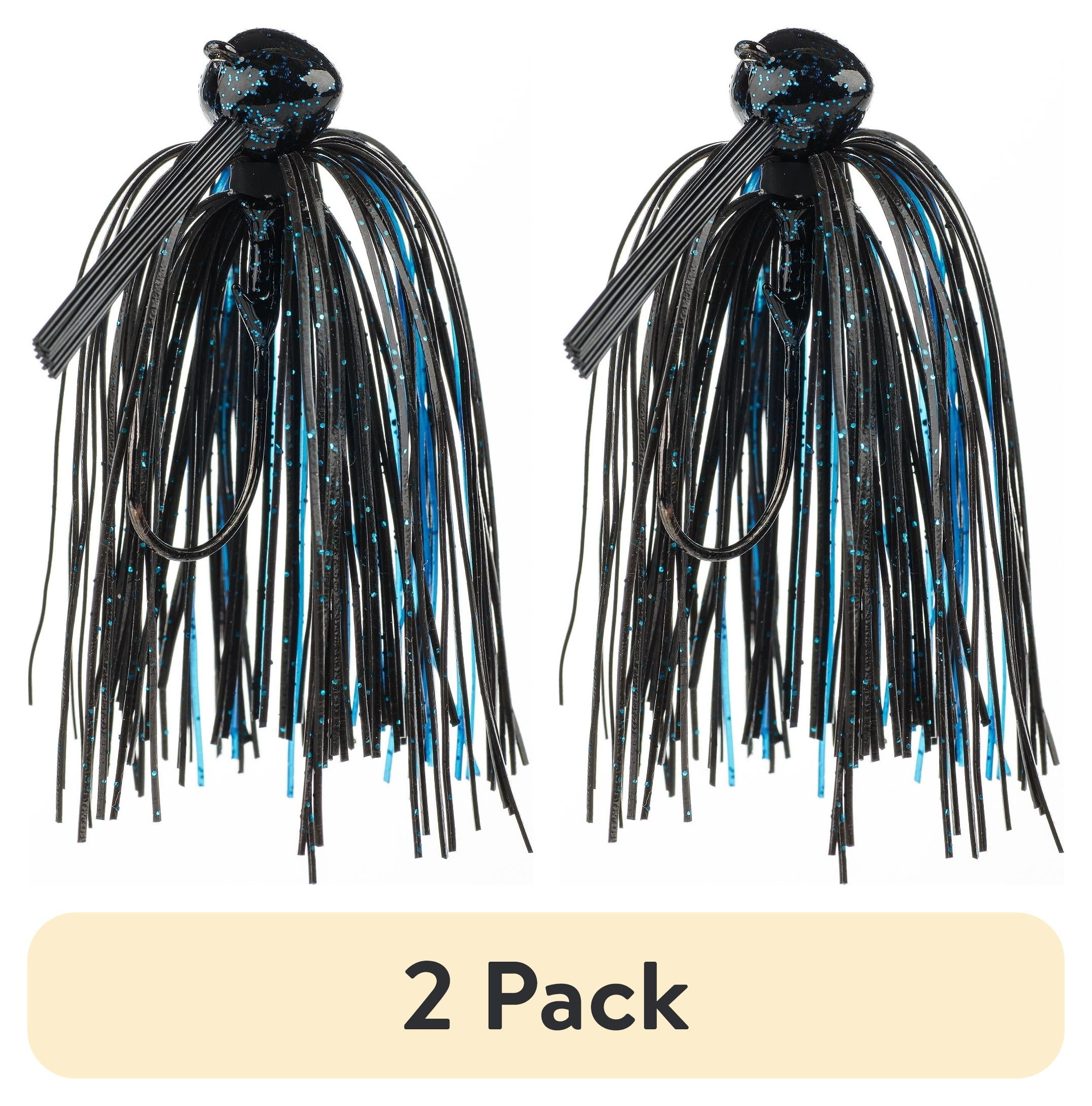 (2 pack) Strike King Touchdown Jig 1/2 oz Rage Craw Black Blue Bass Jig