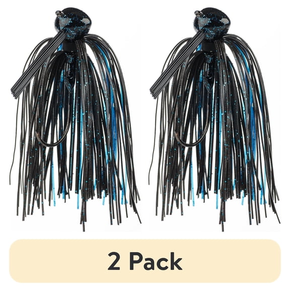 (2 pack) Strike King Touchdown Jig 1/2 oz Rage Craw Black Blue Bass Jig
