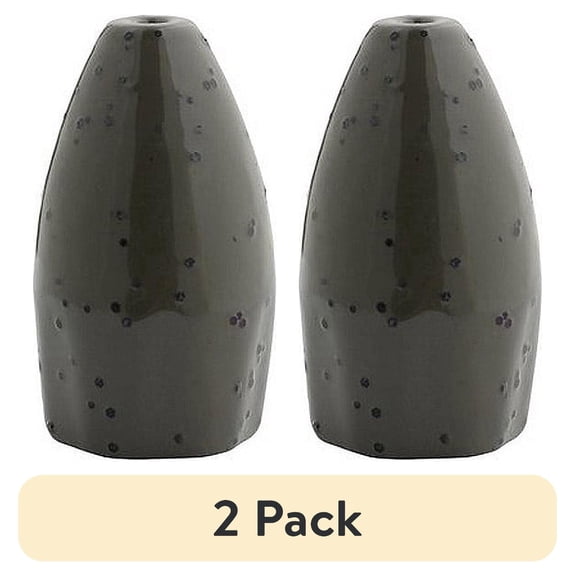 (2 pack) Strike King Tungsten Bullet Worm Weight 1/4 Ounce Green Pumpkin 3 Pack