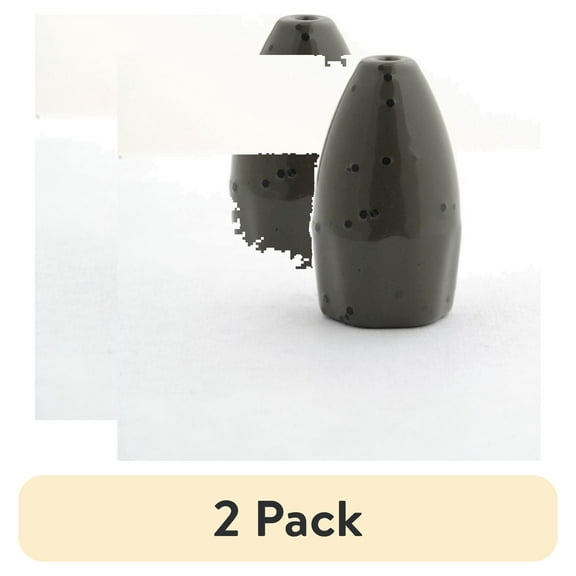 (2 pack) Strike King Tungsten Bullet Worm Weights 1/2 Ounce Green Pumpkin 2 Pack