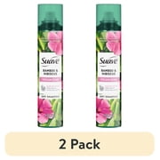 (2 pack) Suave Bamboo and Hibiscus Volumizing Dry Shampoo Spray, Weightless Volume and Lift, 4.3 oz