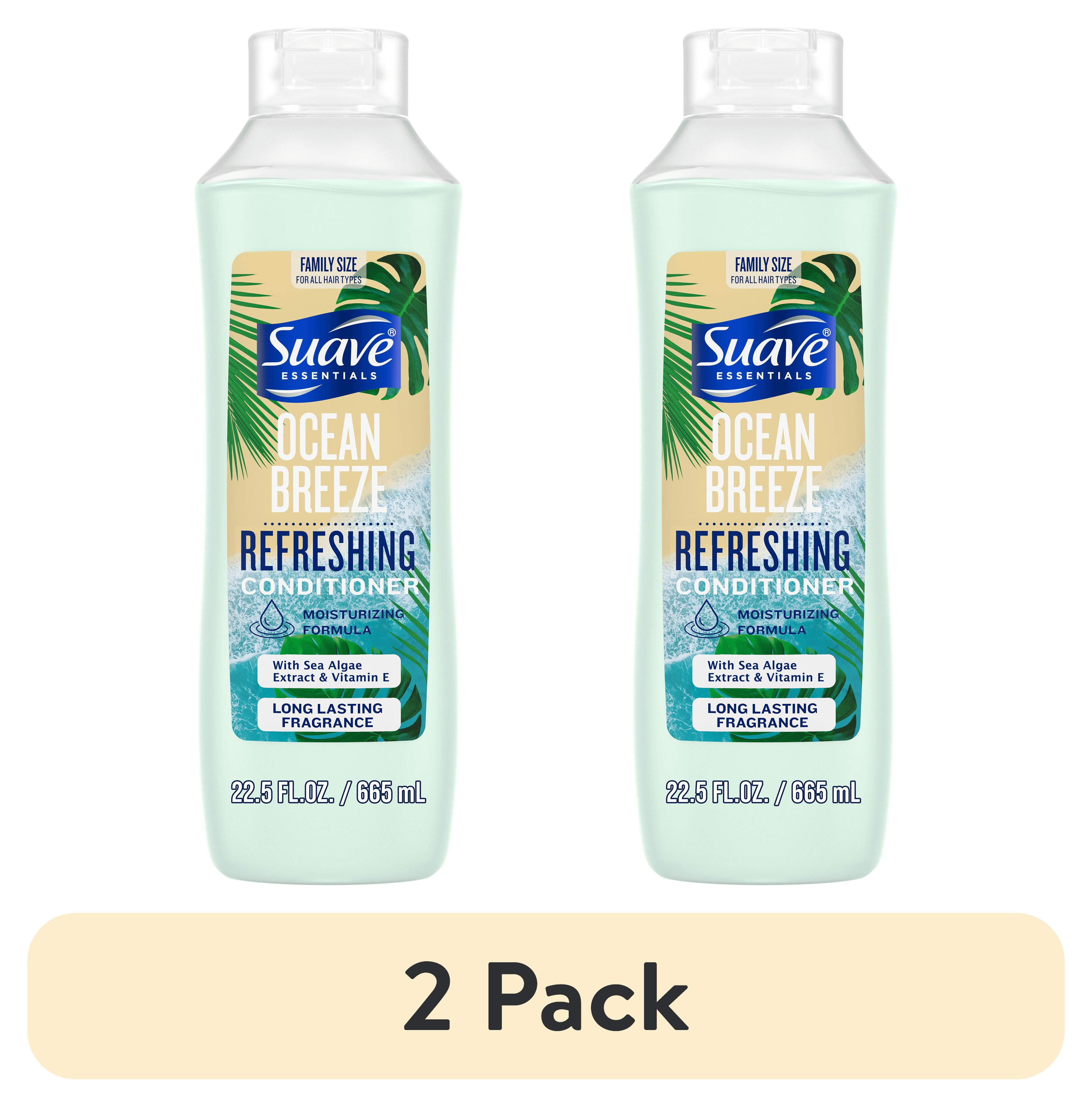 (2 pack) Suave Essentials Ocean Breeze Long Lasting Fragrance Refreshing Conditioner 22.5 oz