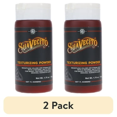 (2 pack) Suavecito Texturizing Hair Styling Powder, for All Hair Types, with Strong Hold, 1.75 oz