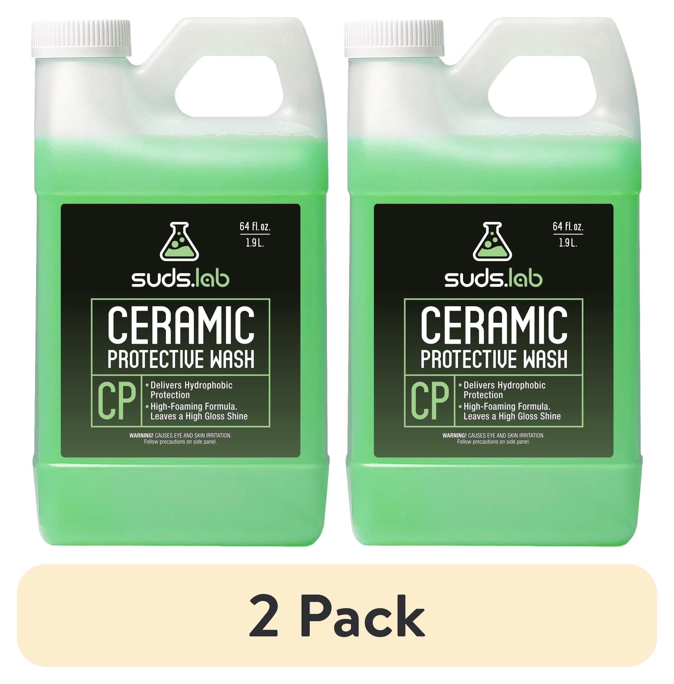 (2 pack) Suds Lab Ceramic Protective Vehicle Wash - 64 oz bottle