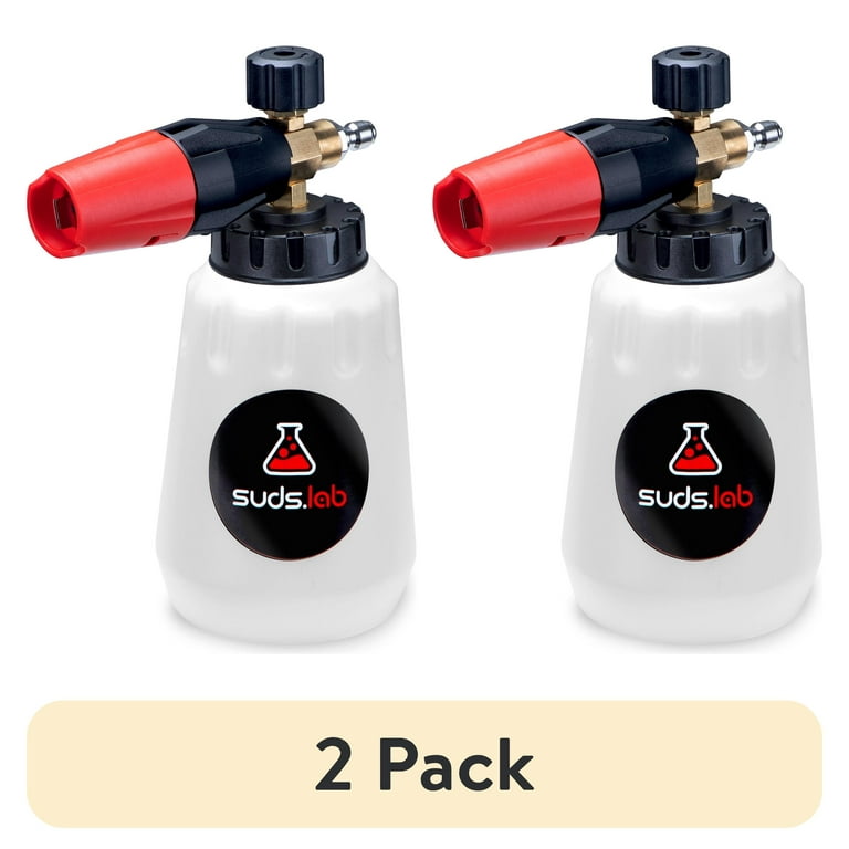 2 pack) Suds Lab F1 Professional Foam Cannon Pressure Washer 32oz