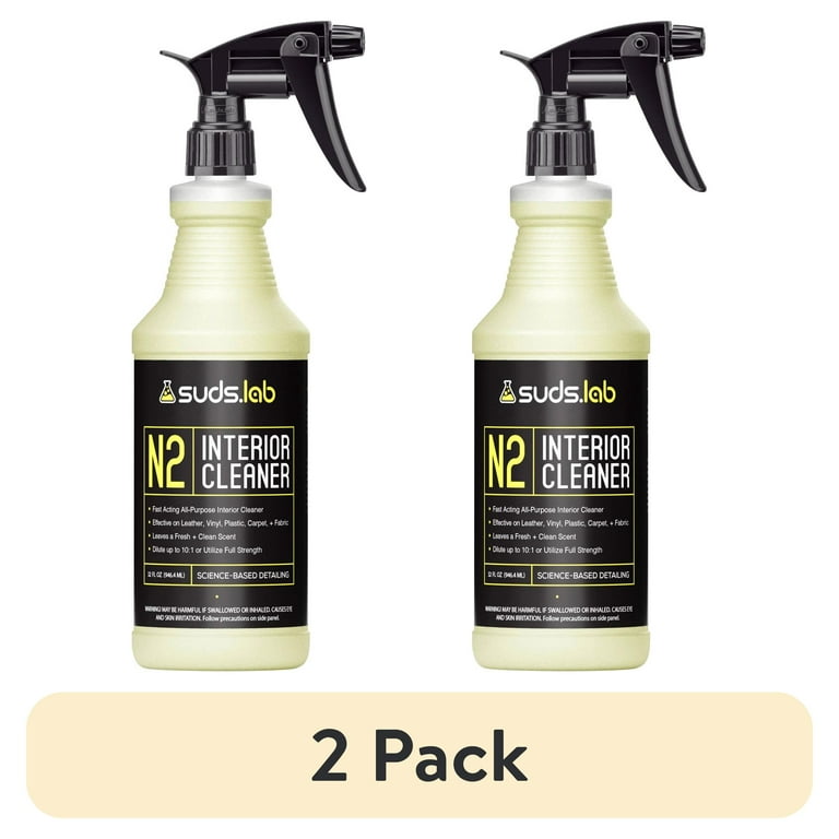 2 pack) Suds Lab N2 Interior Cleaner, 32 oz - Walmart.com