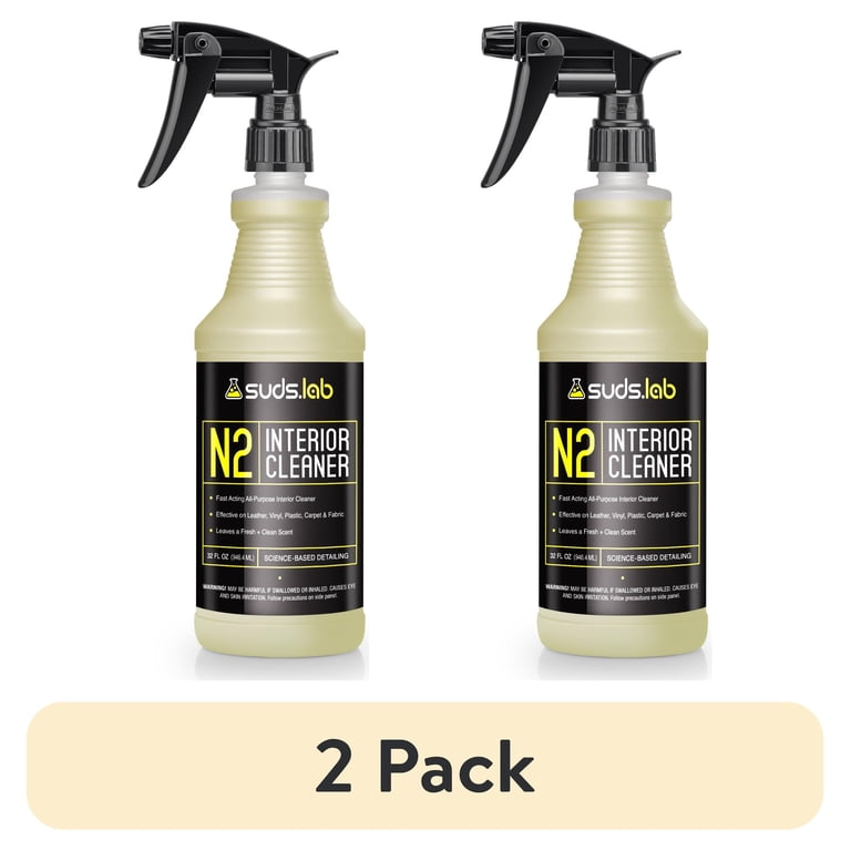 2 pack) Suds Lab N2 Interior Cleaner, 32 oz - Walmart.com