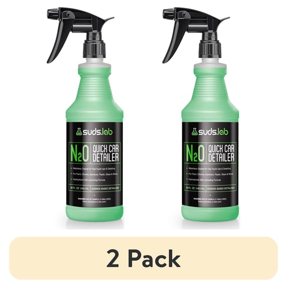 (2 pack) Suds Lab N2O Quick Car Detailer - 32 fl oz Bottle