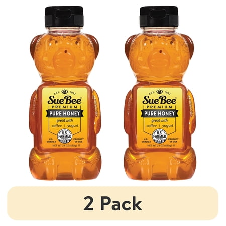 (2 pack) SueBee Honey, 24 oz