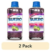 (2 pack) Suero Repone Electrolyte Drink, Grape, 1 Liter