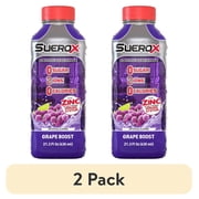 (2 pack) Suerox Grape Boost Electrolyte Beverage 21.3 oz, Regular Size, 1 Count