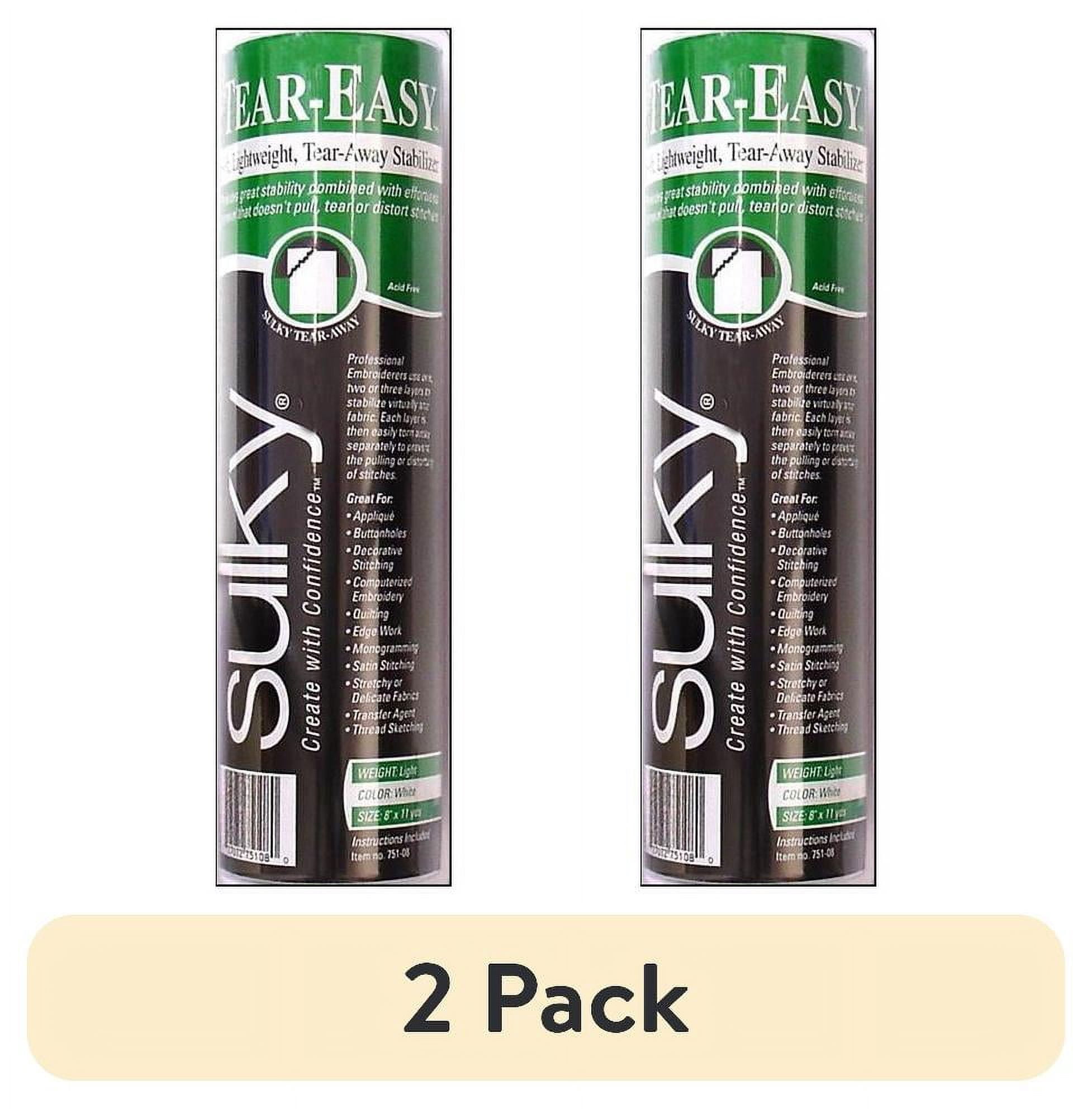 Sulky Solvy Water Soluble Stabilizer Roll (7.875" X 9 Yards) - 2 Pack - View #6