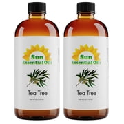 2 pack Sun Essential Oils 4oz - Tea Tree Essential Oil - 4 Fluid Ounces