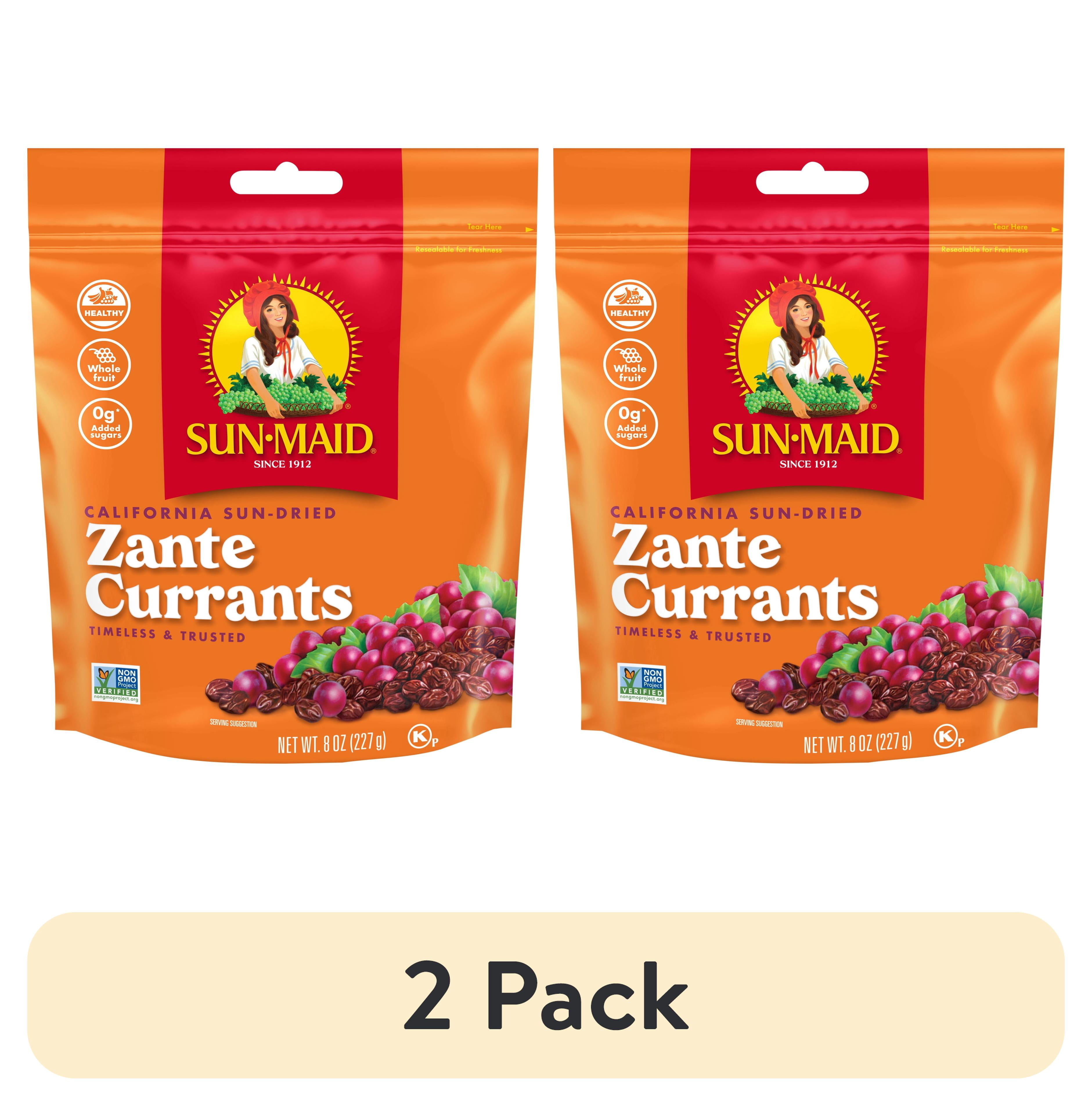 (2 pack) Sun-Maid® California Sun-Dried Zante Currants 8oz Resealable Bag