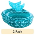 thumbnail image 1 of (2 pack) Sun N Splash Blue Mermaid Inflatable Kiddie Pool for Kids Ages 3+, 1 of 6