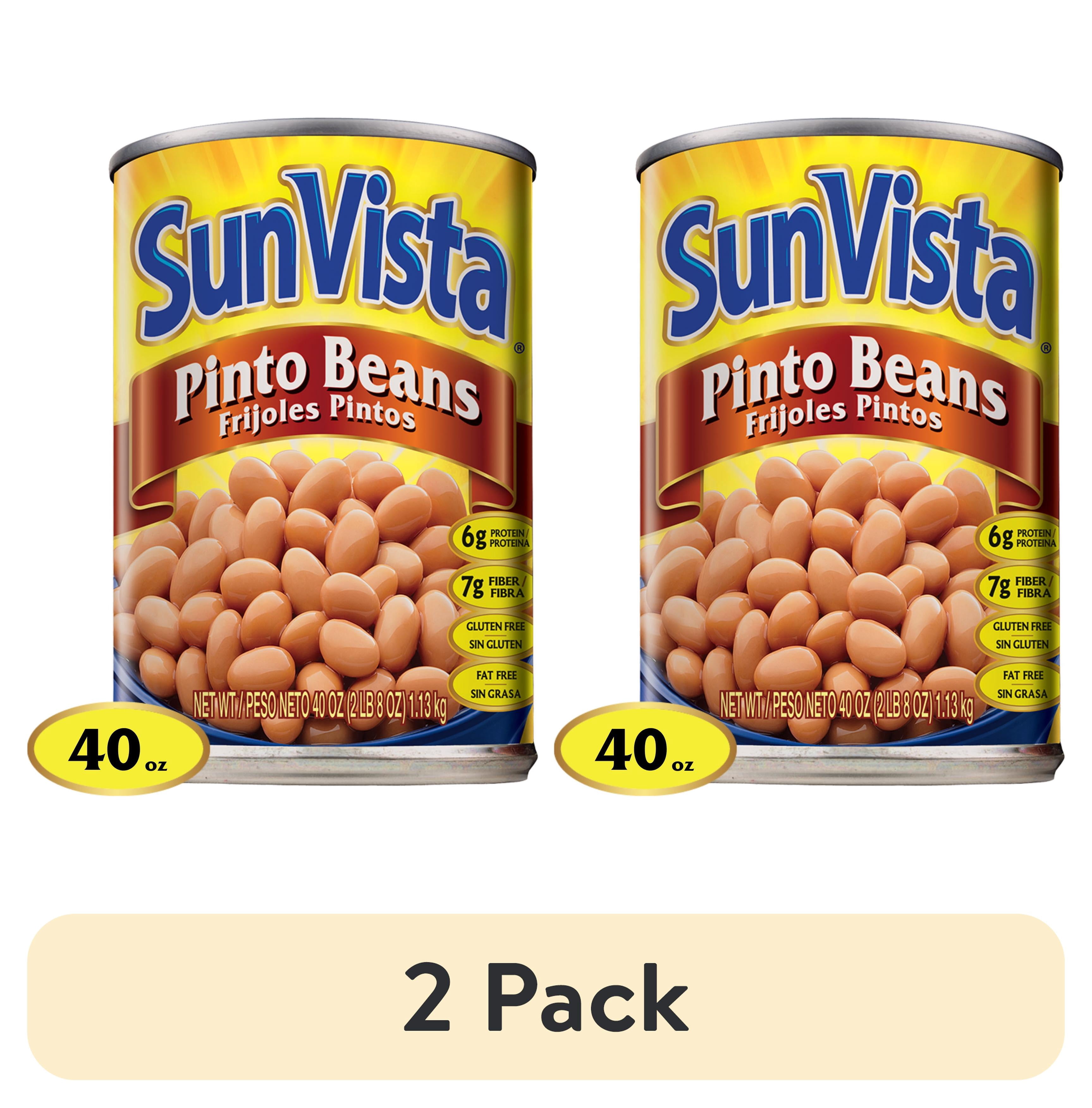 (2 pack) SunVista Pinto Beans 40oz Can