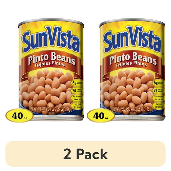 (2 pack) SunVista Pinto Beans 40oz Can
