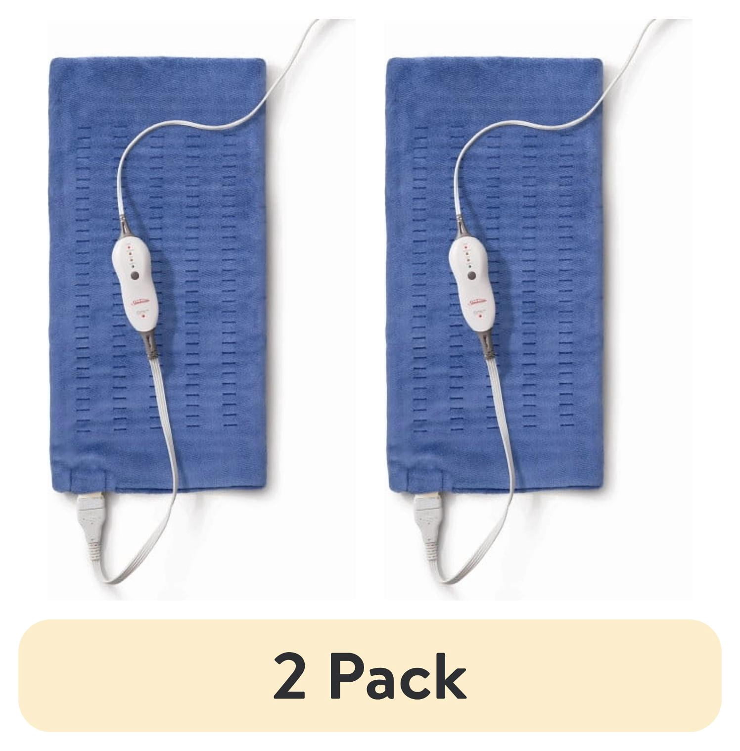 (2 pack) Sunbeam Carbon Fiber Heating Pad, King Size