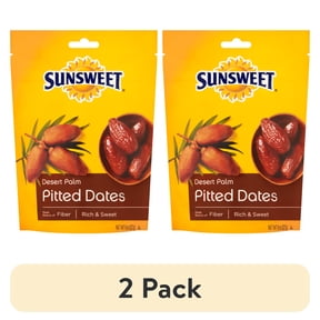 (2 pack) Sunsweet, Desert Palm Pitted, Dates, 8, oz