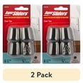thumbnail image 1 of (2 pack) Super Sliders. 7/8 inch Round Rubber Tip Chair Leg Cap Floor Protection.  Black, 4 Pack, 1 of 9