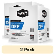 (2 pack) Super Tech DEF 2.5 Gallon - for Diesel Fuel Vehicles with SCR Selective Catalytic Reduction