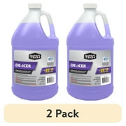 (2 pack) Super Tech De-Ice, Winter Formula Fluid Windshield Washer Fluid, 1 Gallon 1 Pack with Rain Repeller