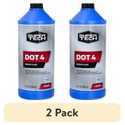 (2 pack) Super Tech Dot 4 Motor Vehicle Brake Fluid, 32 fl oz