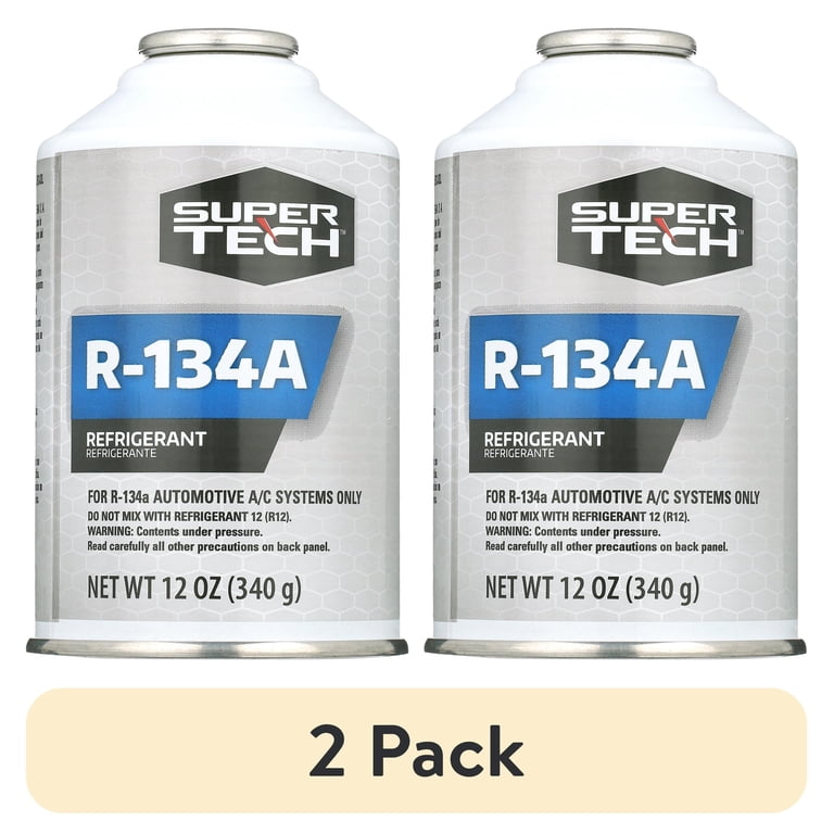 2 pack) Super Tech R-134a Refrigerant, 12 oz. - Walmart.com