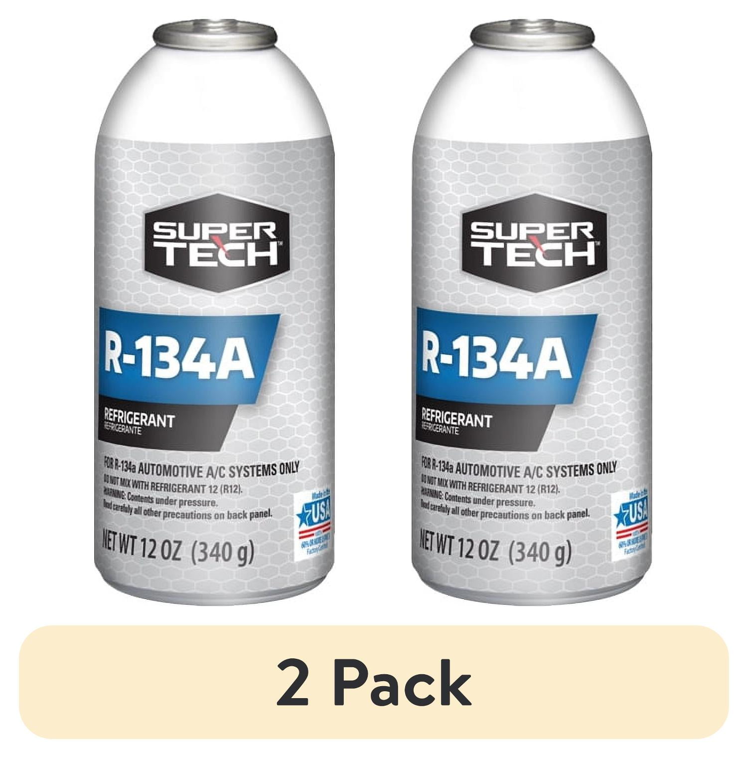 2 pack) Super Tech R134A Refrigerant. Refrigerant Products Proudly