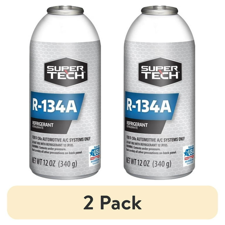 2 pack) Super Tech R134A Refrigerant. Refrigerant Products Proudly