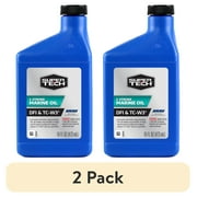 2 pack Super Tech TC-W3 Outboard 2 Cycle Engine Oil, 16 fl oz Bottle