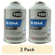 (2 pack) SuperTech R-134A Refrigerant, 12 oz
