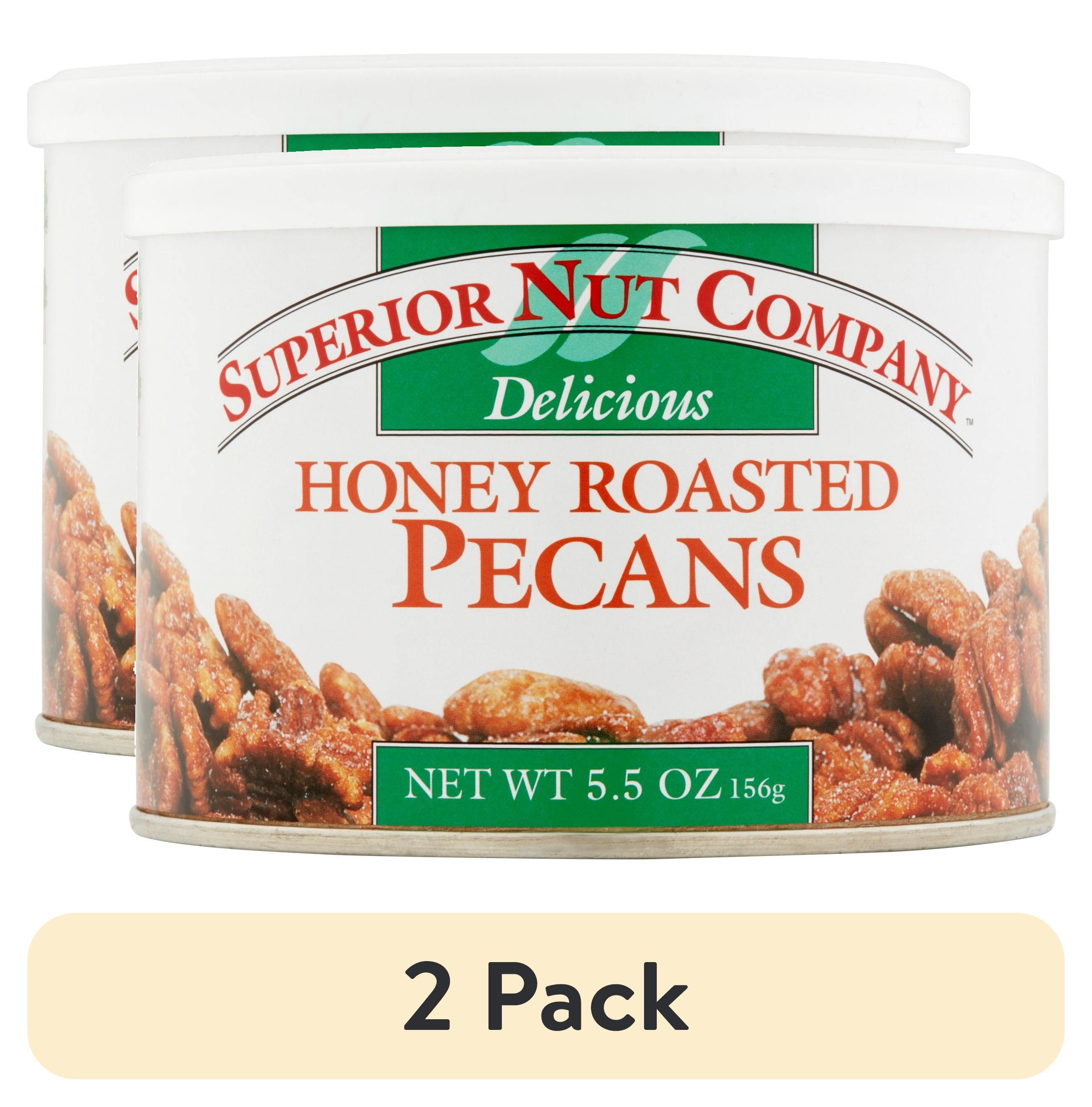 (2 pack) Superior Nut Company Honey Roasted Pecans, 5.5 oz