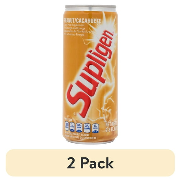 (2 pack) Supligen Peanut Meal Replacement, 9.8 oz