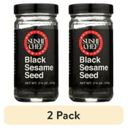Sushi Chef, Black Sesame Seeds (Whole), 3.75 oz (107g), Pantry Staple