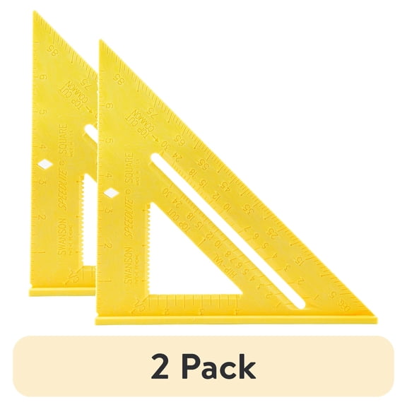 (2 pack) Swanson T0119 8-Inch Speedlite Square Yellow Composite