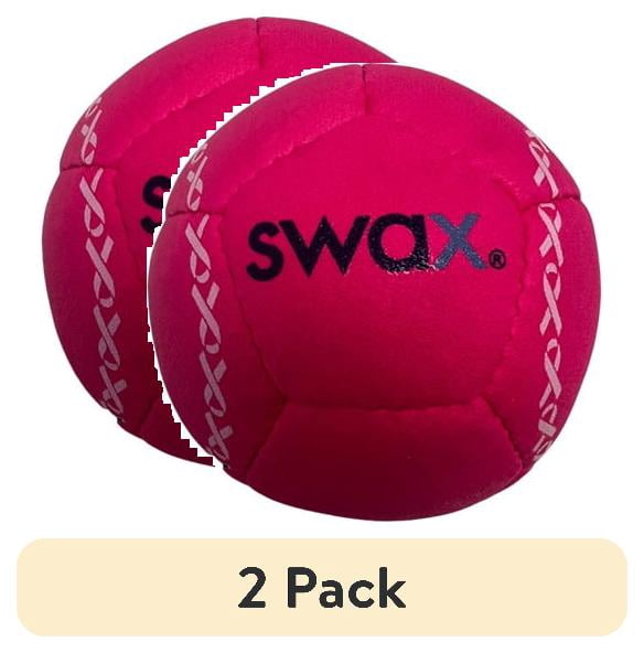 (2 pack) Swax Training Softball – Single Ball, Regulation Size & Weight, Soft Impact Practice Ball for Indoor & Outdoor Use, Ages 6+