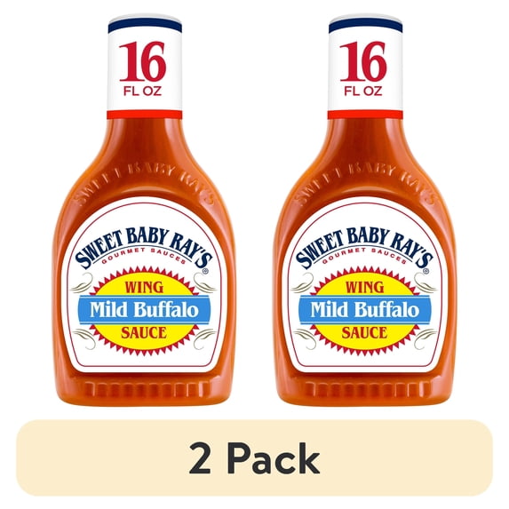 (2 pack) Sweet Baby Ray's® Mild Buffalo Wing Sauce 16 fl oz