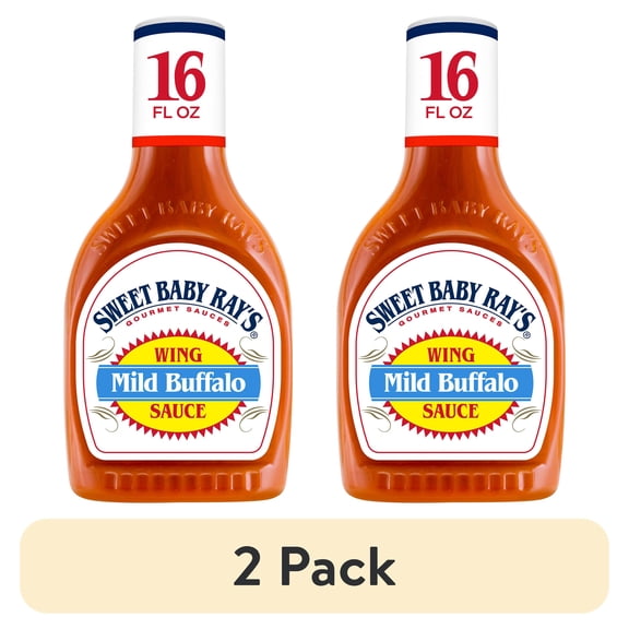 (2 pack) Sweet Baby Ray's Mild Buffalo Wing Sauce 16 fl oz