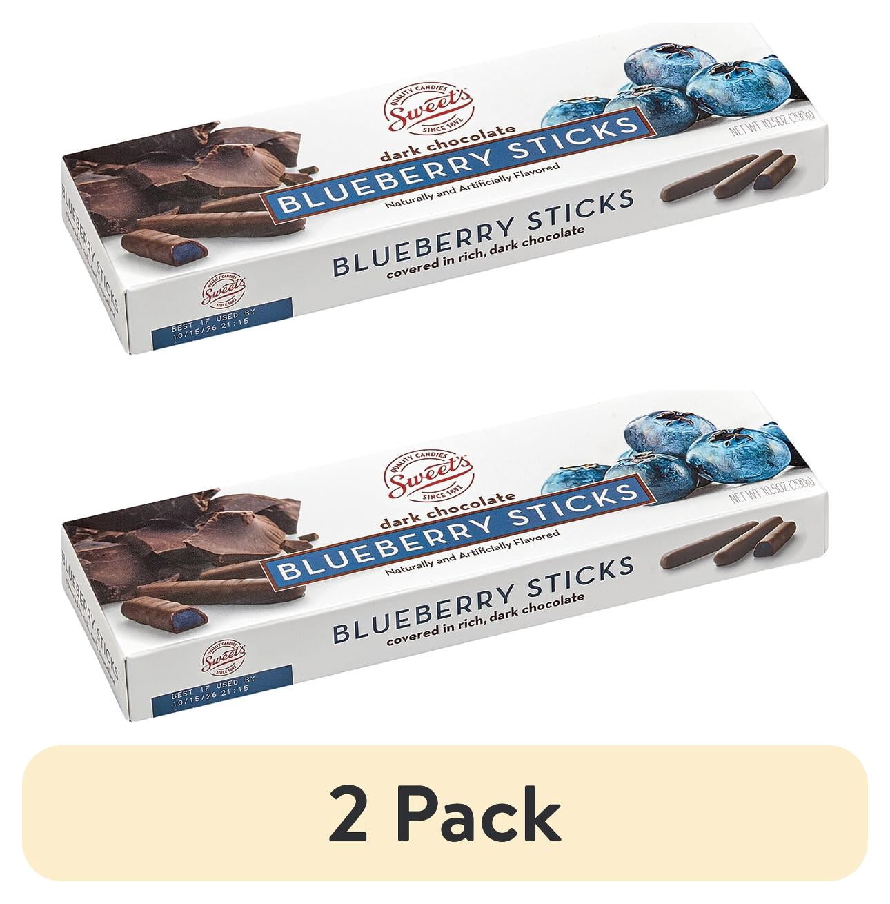 (2 pack) 10 oz. Rich Dark Chocolate Sticks, Blueberry