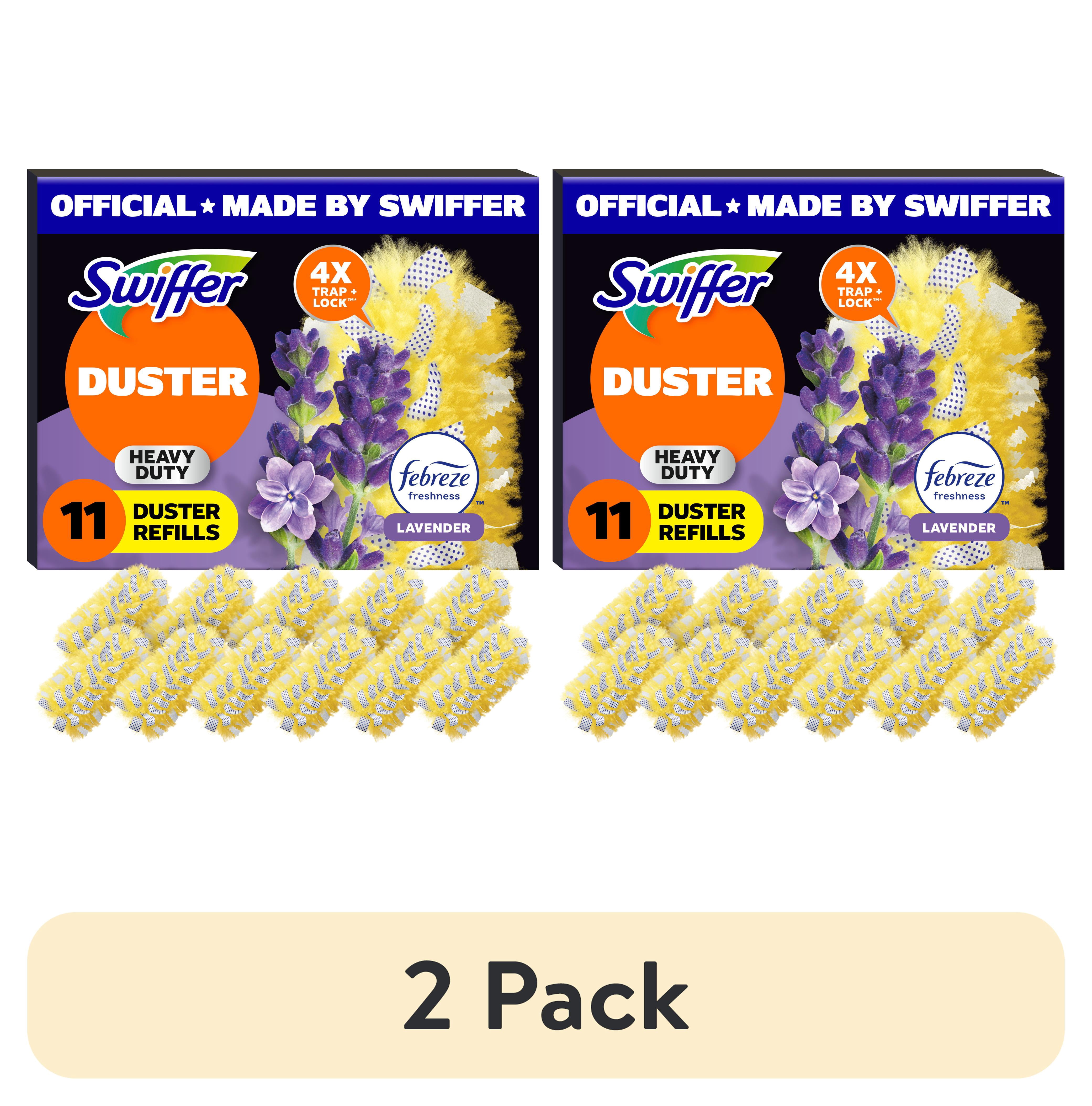(2 pack) Swiffer Heavy Duty Duster Refill, Lavender 11 Count